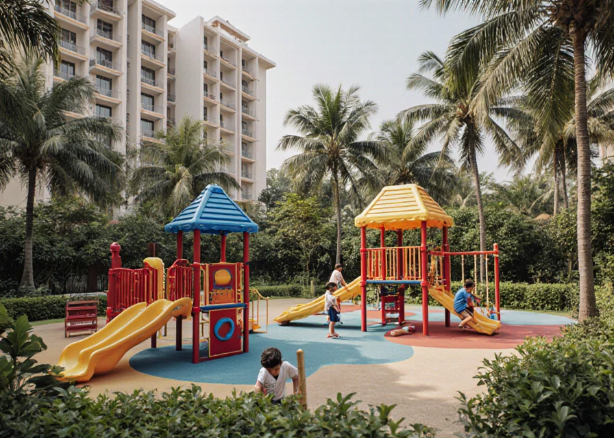 Children's play area lifestyle visual